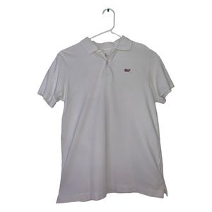 White Collard Vineyard Vines Shirt